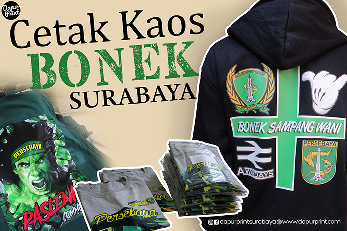 Cetak Kaos Bonek Surabaya