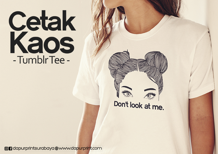 Cetak Kaos Tumblr Tee