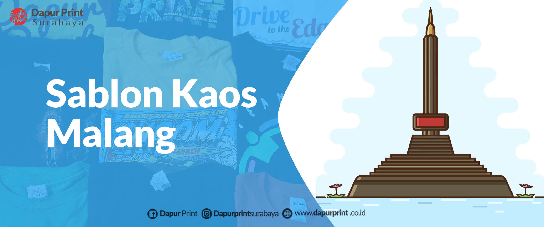 Jasa Sablon Kaos Satuan MALANG