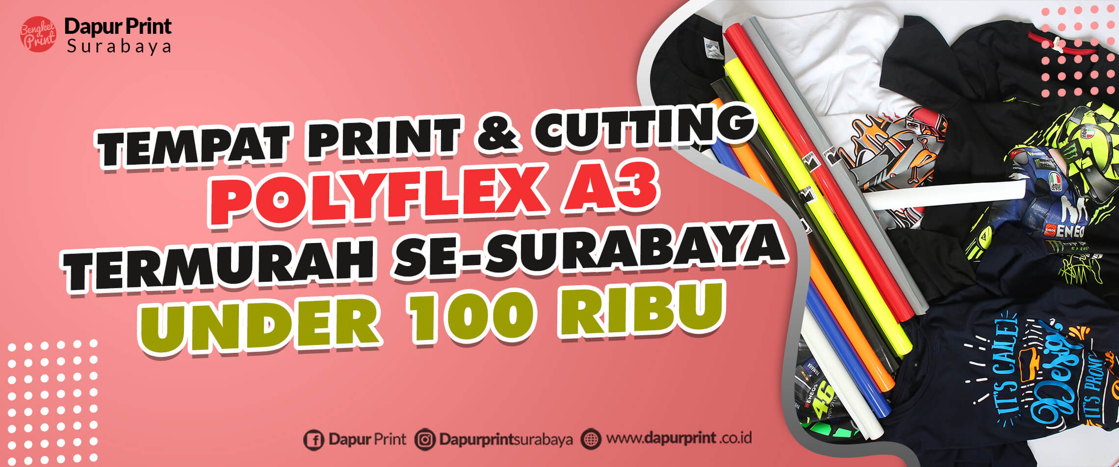 Jasa Print Dan Cutting Polyflex A3 Murah 2021